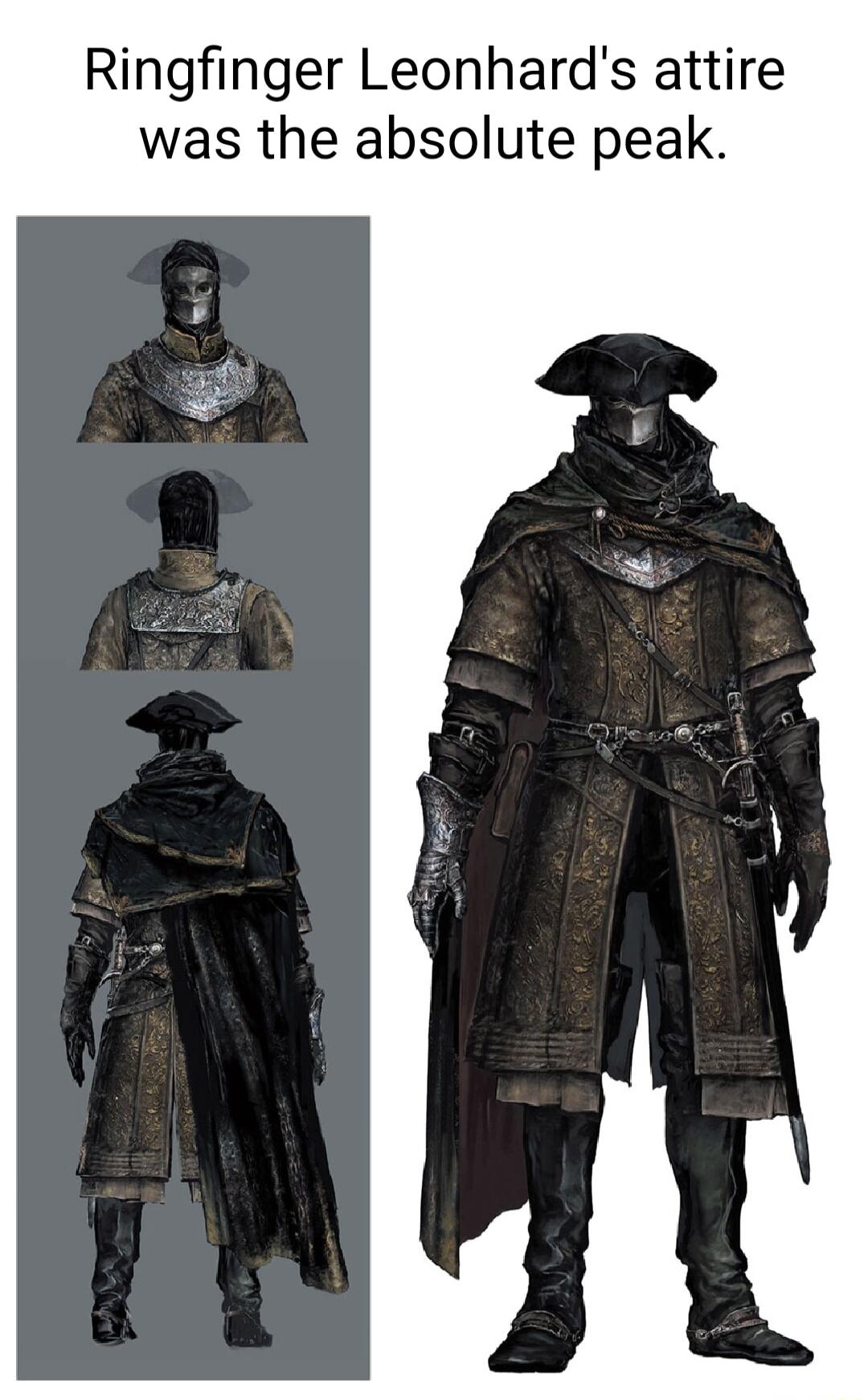 Ringfinger Leonhards attire was the absolute peak