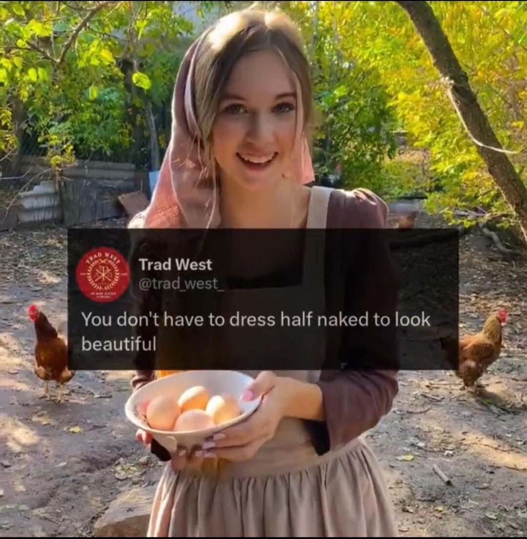 Trad West You dont have to dress half naked to look beautiful