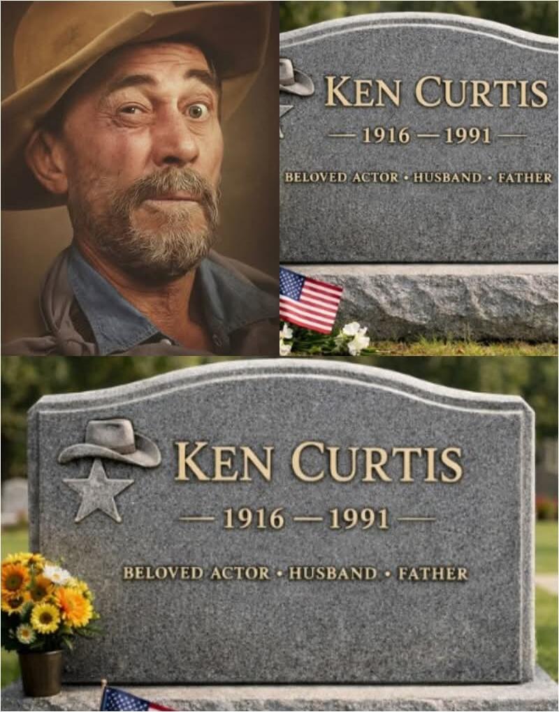 KEN CURTIS 1916-1991 BELOVED ACTOR HUSBAND FATHER