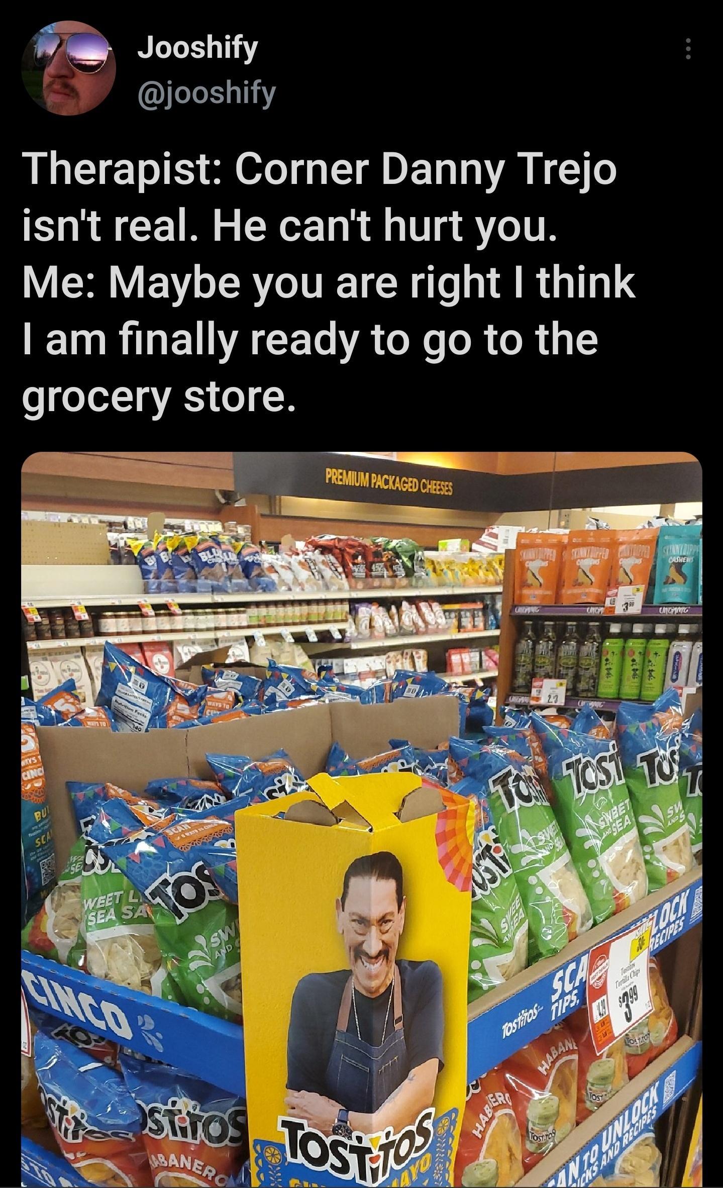 Jooshify eJeE1111Y LLEIE I o G E VAN CIe isnt real He cant hurt you Me Maybe you are right think TR EUVAGCE VAN oR R s grocery store