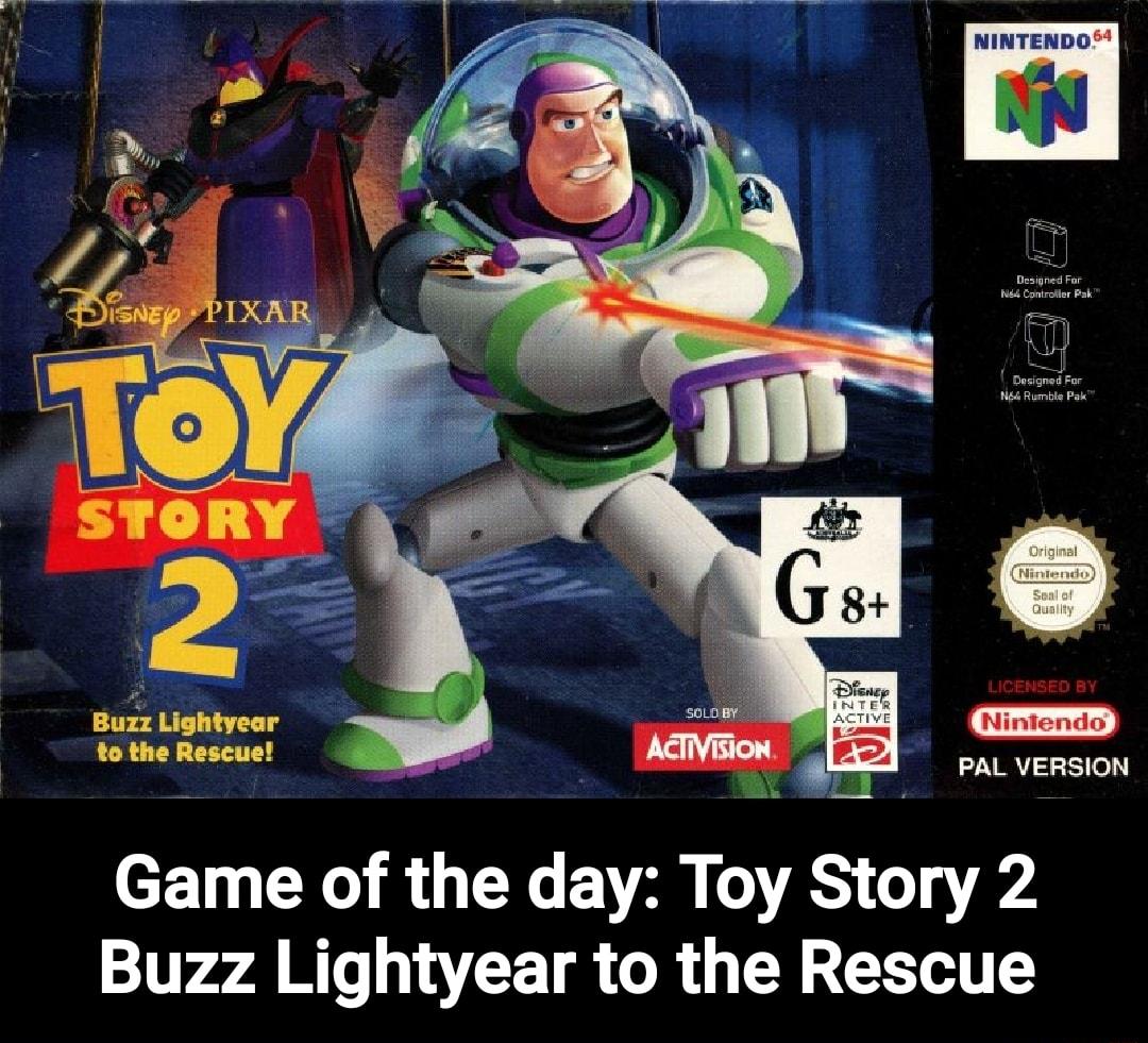 NINTENDOS gl paL vERSION L Game of the day Toy Story 2 Buzz Lightyear to the Rescue