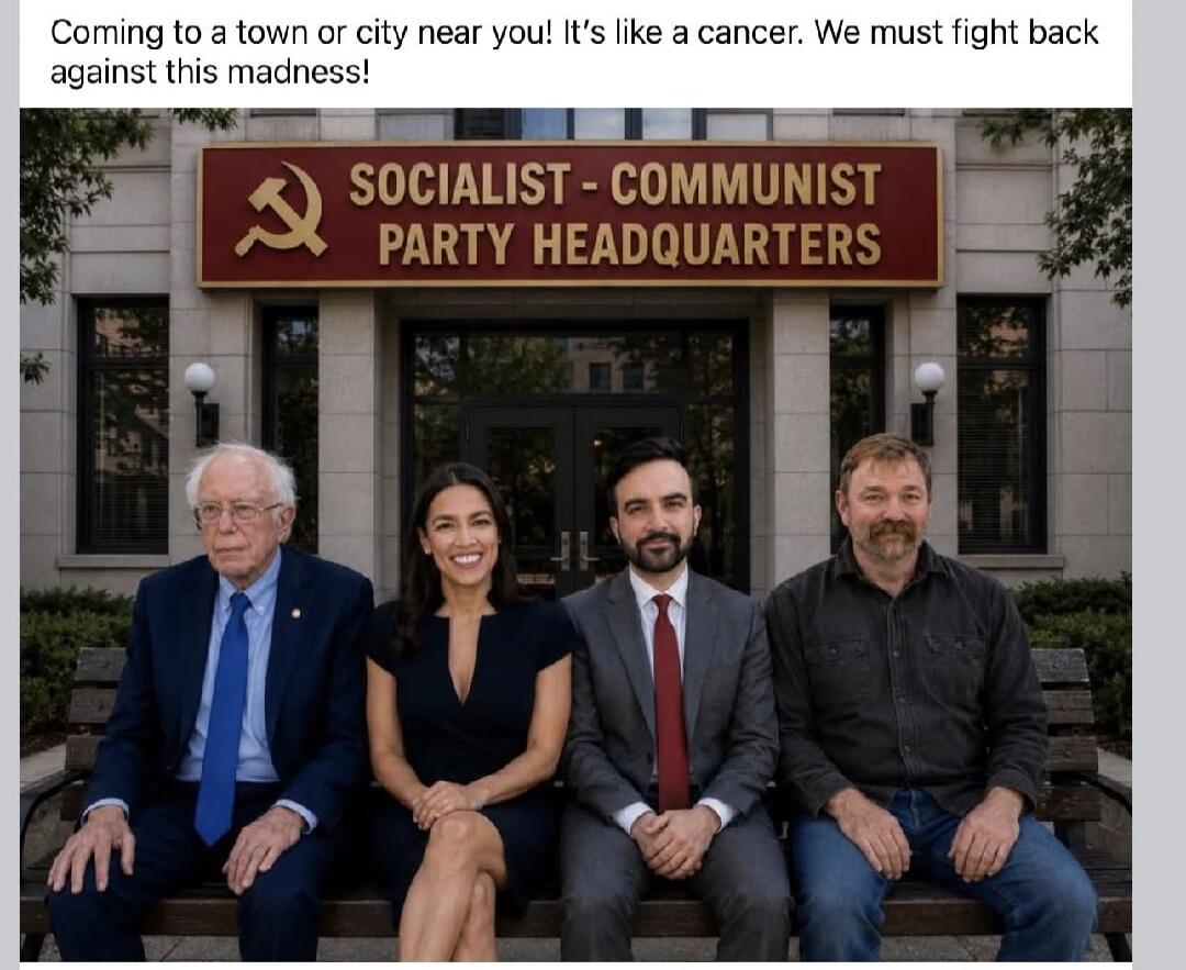 Coming to a town or city near you! It's like a cancer. We must fight back against this madness! SOCIALIST - COMMUNIST PARTY HEADQUARTERS