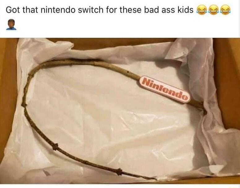 Got that nintendo switch for these bad ass kids 😂😂😂