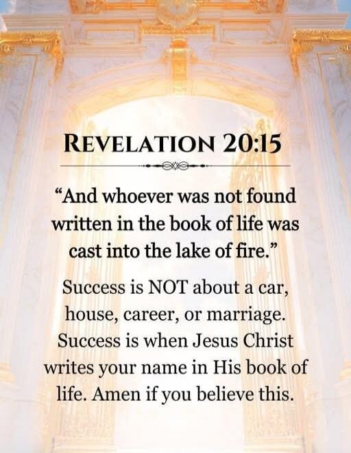 REVELATION 20:15
