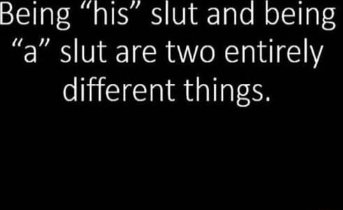 s1I oo o TS V T g lo M o 1 g fed slut are two entirely different things