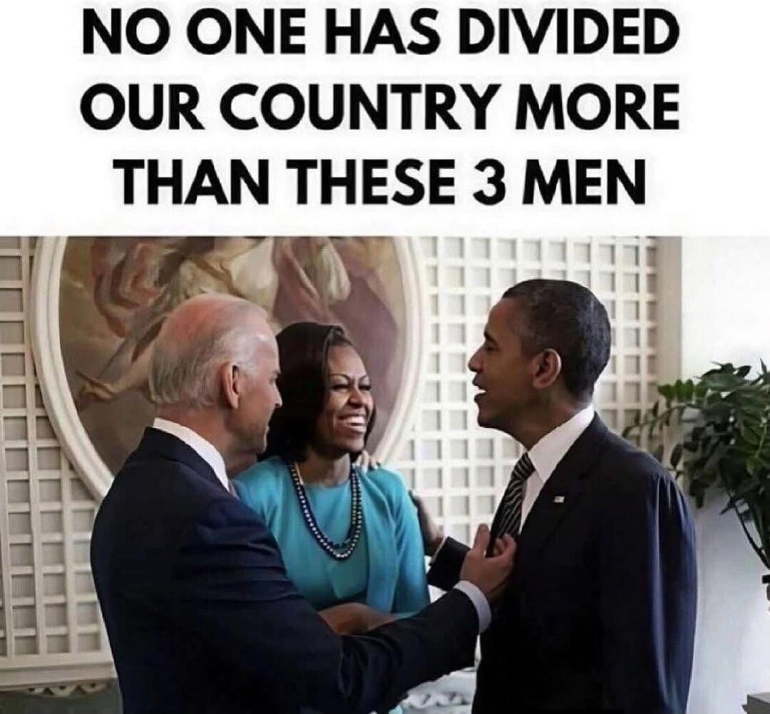 NO ONE HAS DIVIDED OUR COUNTRY MORE THAN THESE 3 MEN
