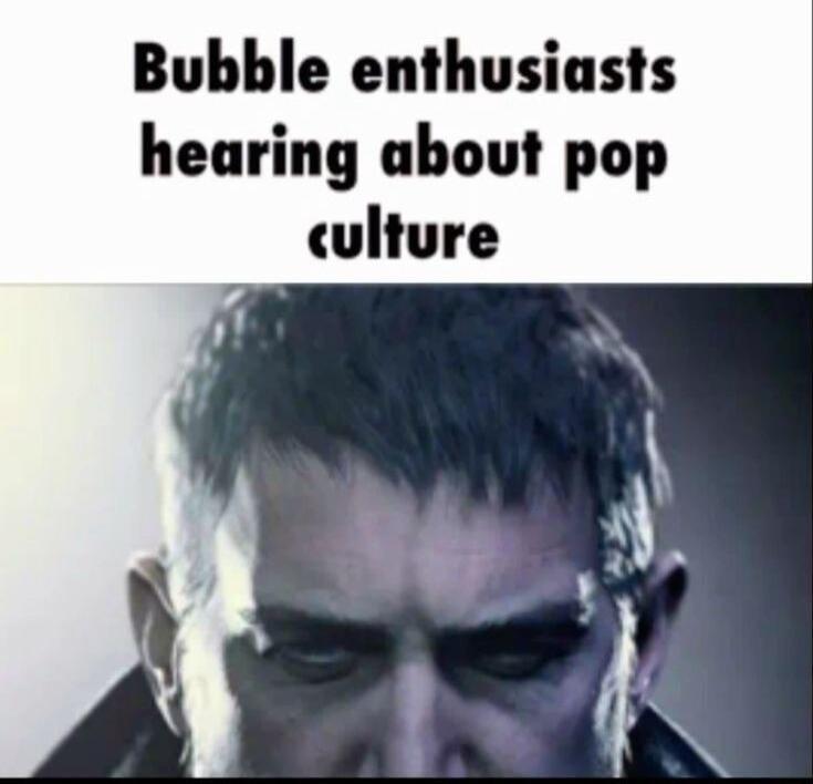 Bubble enthusiasts hearing about pop