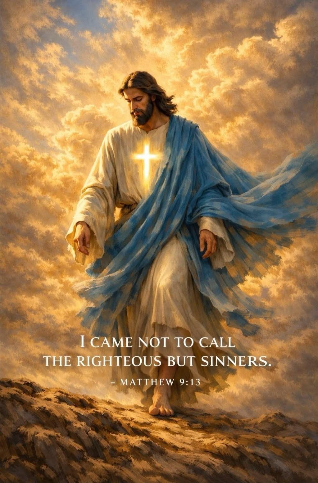 I CAME NOT TO CALL THE RIGHTEOUS BUT SINNERS. - MATTHEW 9:13