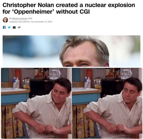 Christopher Nolan created a nuclear explosion for Oppenheimer without CGI a nvss