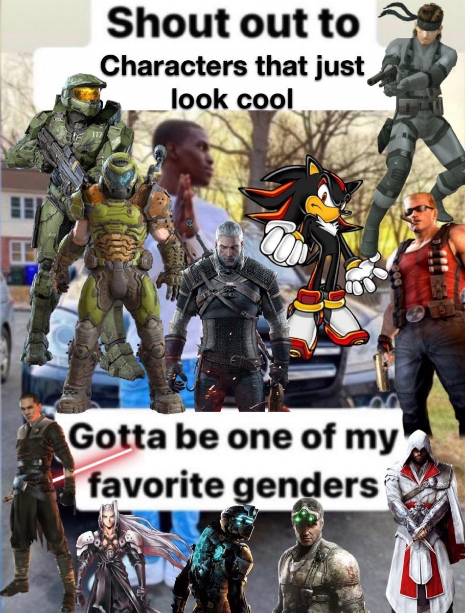 Shout out to _ Characters that just 8 __look cool