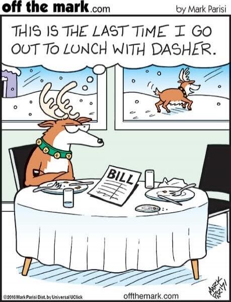 THIS IS THE LAST TIME I GO OUT TO LUNCH WITH DASHER.