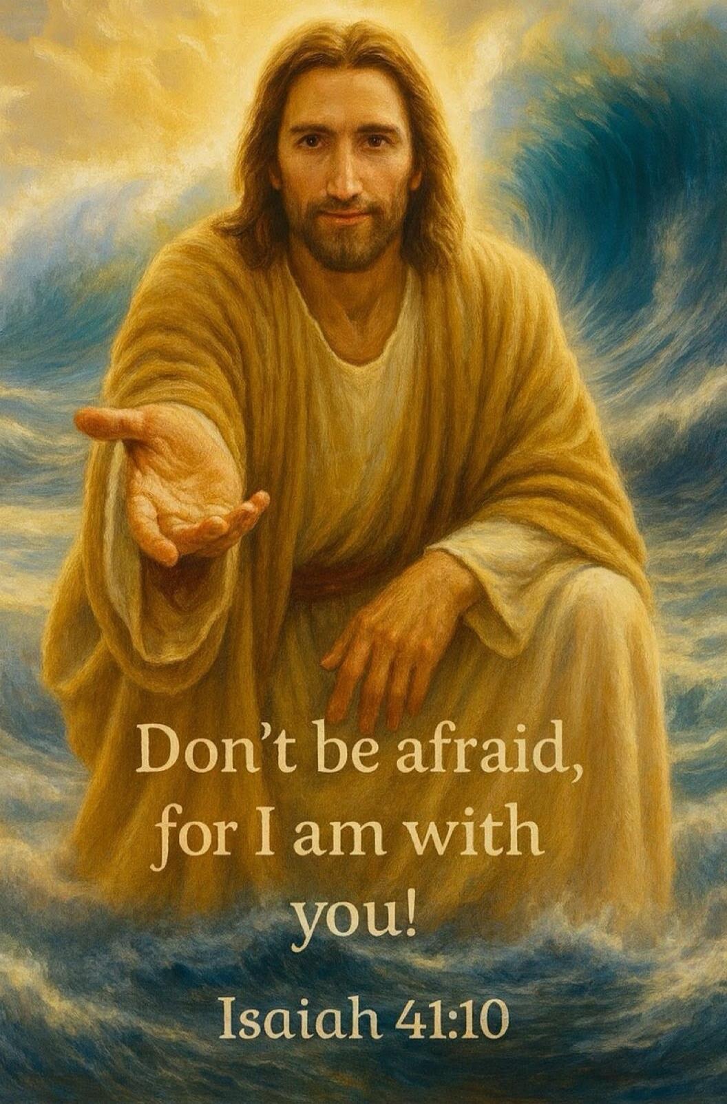 Don't be afraid, for I am with you! Isaiah 41:10