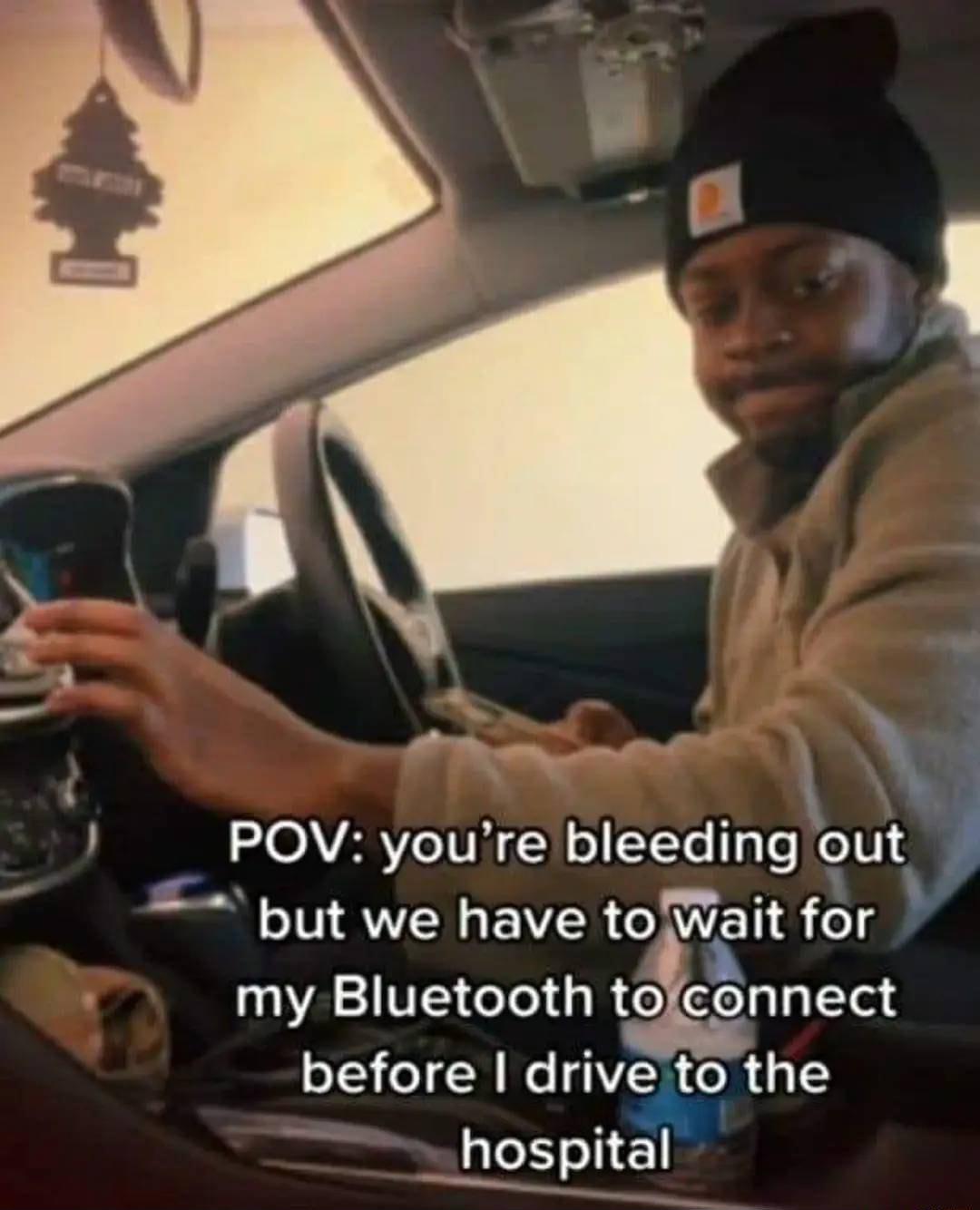 L Vi POV youre bleedingout but we have toWait for A VT eTel 4y tnnect oI3 o M e H Ry hospital