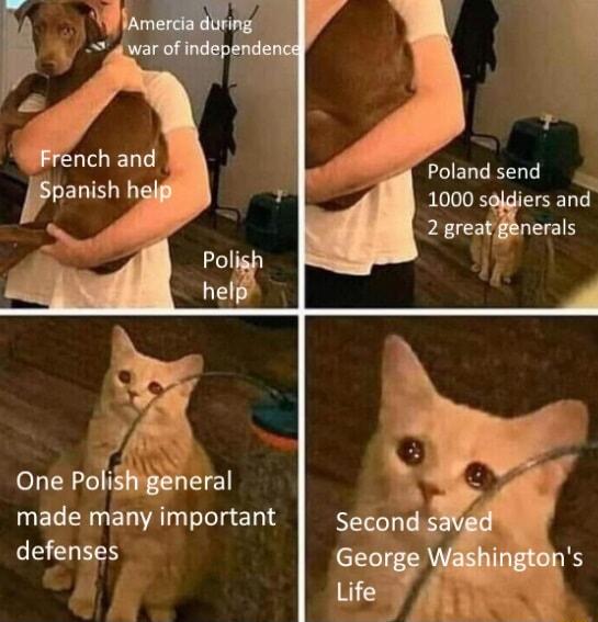 Polandsend 4 1000 solgiers and 2 great generals J One Poli 1l made many important defer