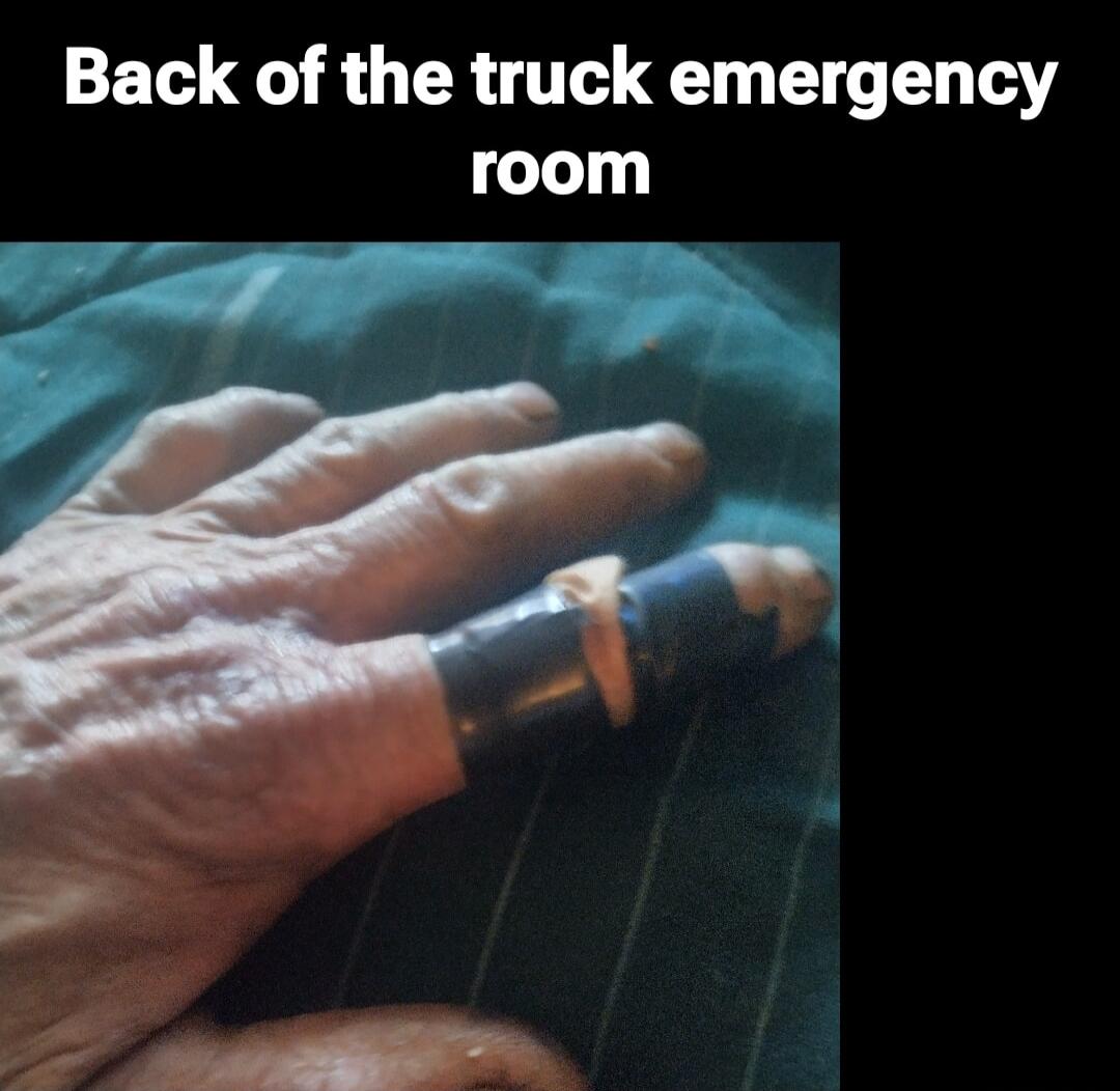 Back of the truck emergency room