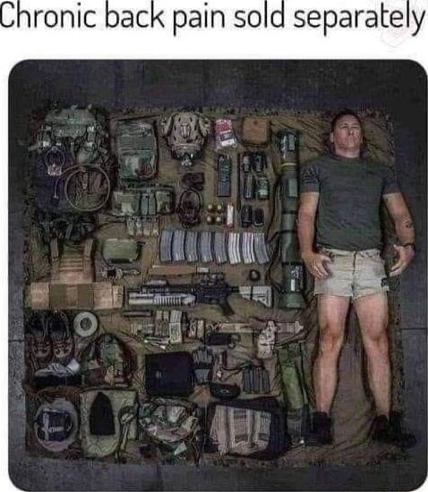 Chronic back pain sold separately