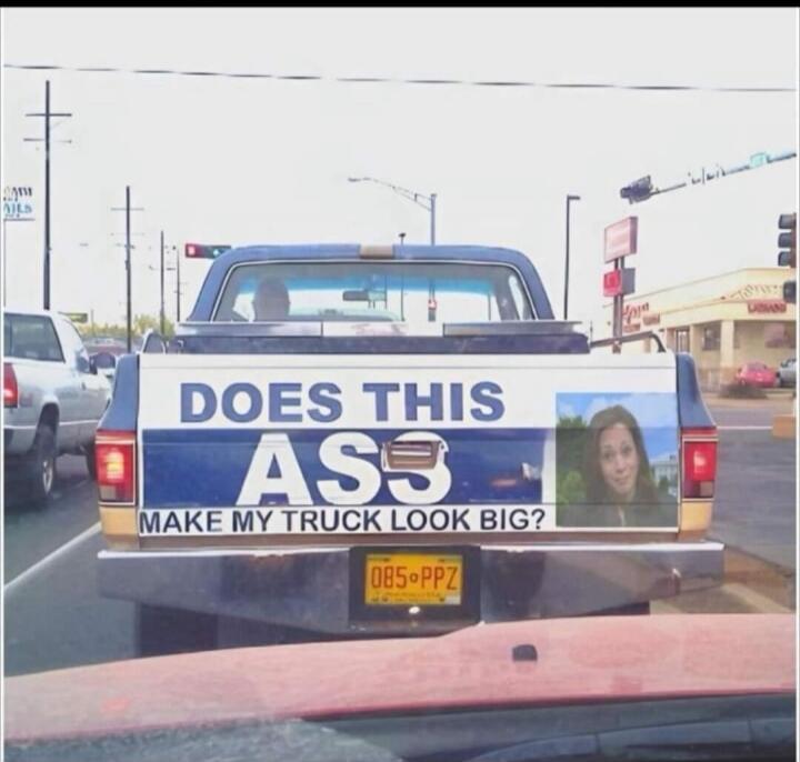 DOES THIS ASS MAKE MY TRUCK LOOK BIG?