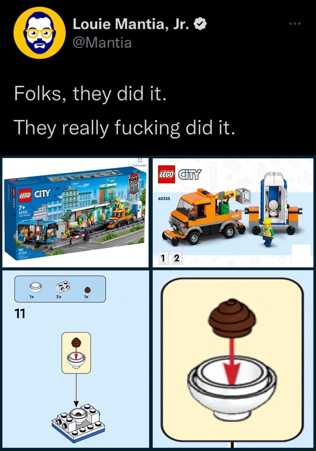 Louie Mantia Jr Folks they did it They really fucking did it