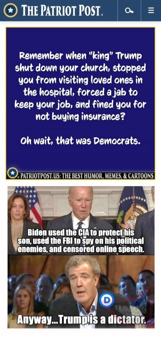 THE PATRIOT POST. Remember when 