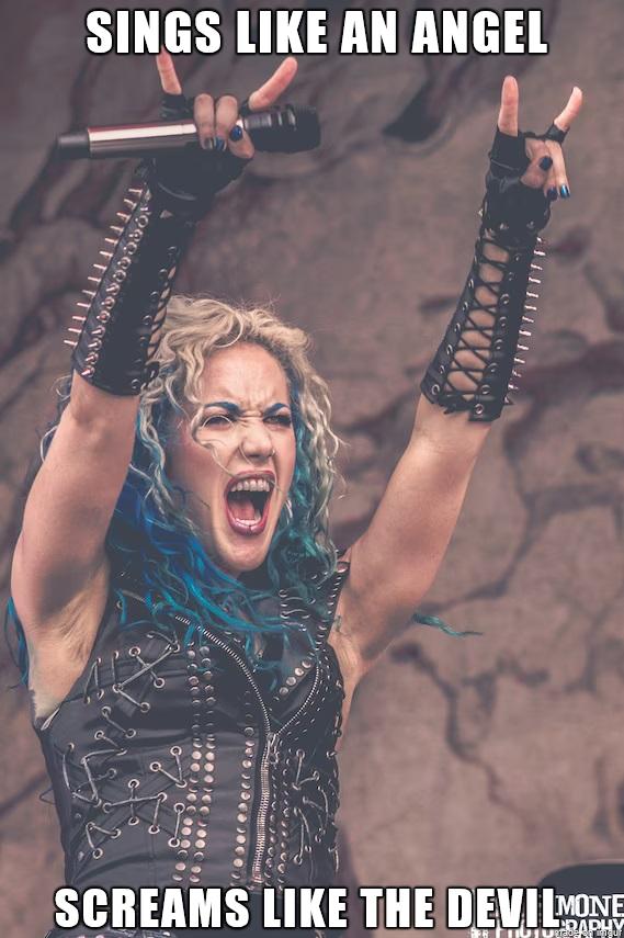 SINGS LIKE AN ANGEL T N2 SCREAMS LIKE THE DEVILox