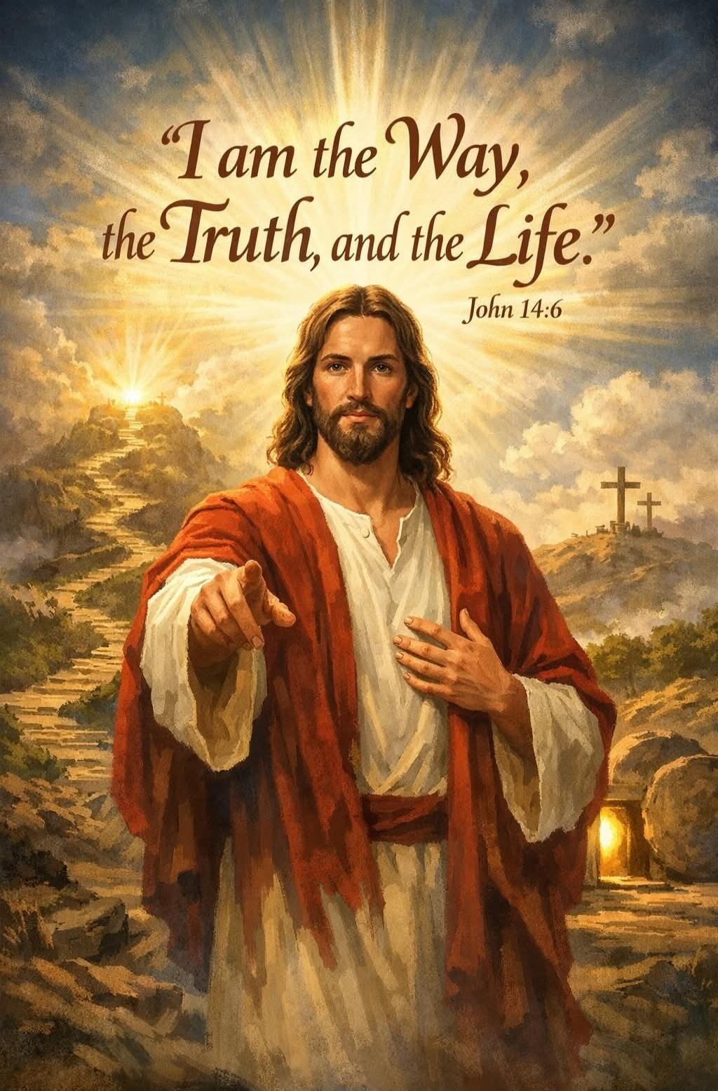 I am the Way, the Truth, and the Life. John 14:6
