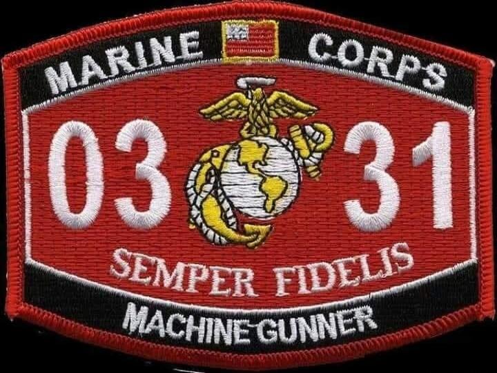 MARINE CORPS 03 31 SEMPER FIDELIS MACHINE GUNNER
