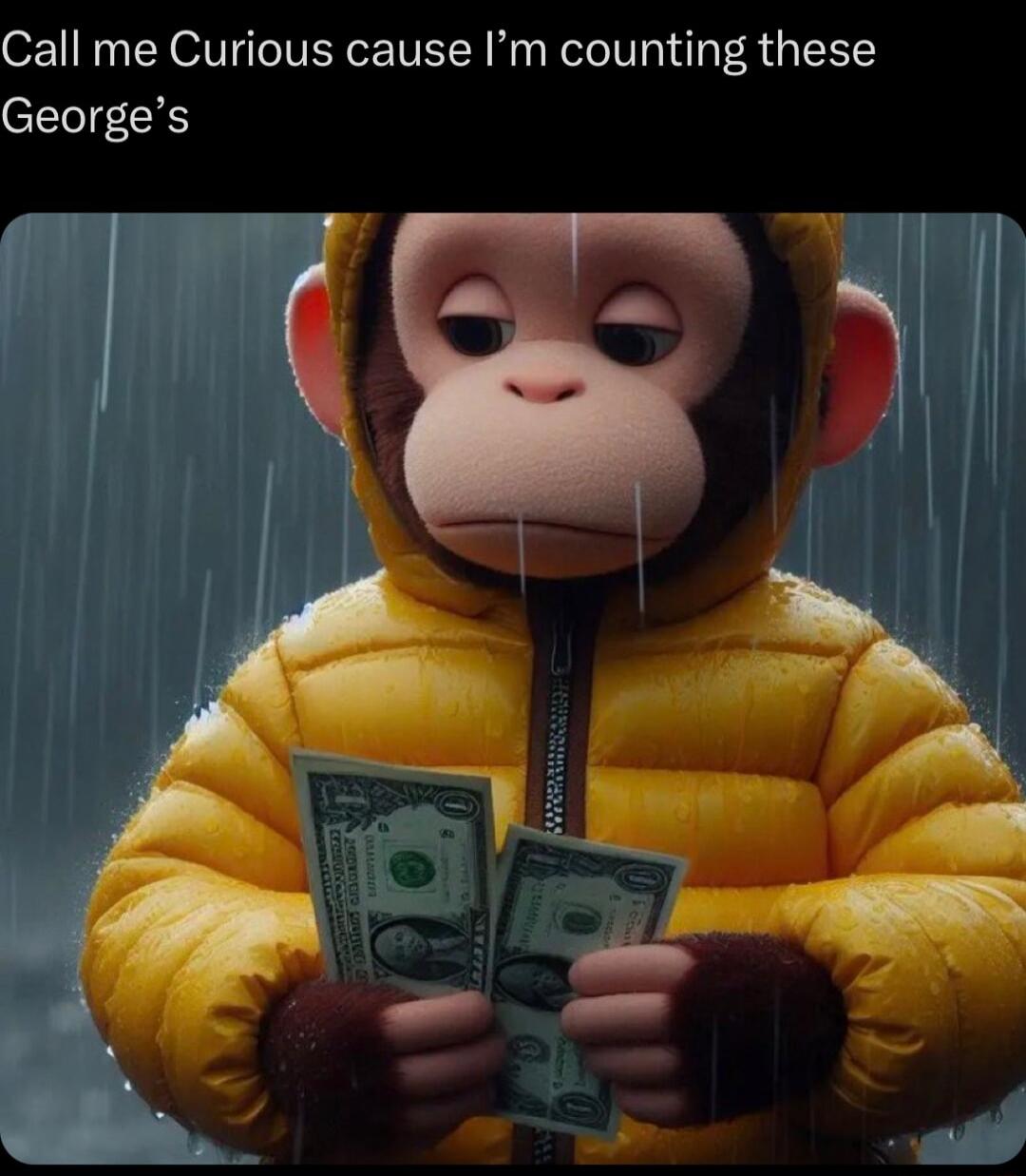 Call me Curious cause Im counting these Georges