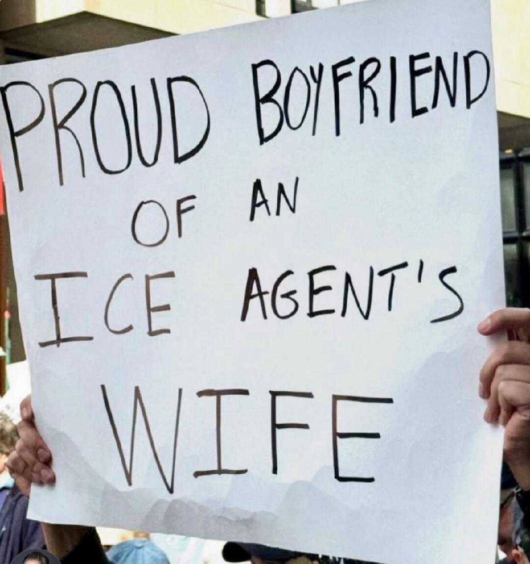 PROUD BOYFRIEND OF AN ICE AGENT'S WIFE