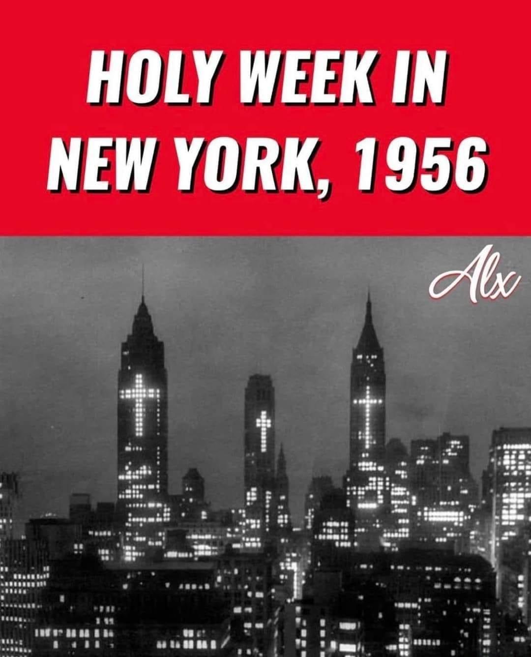 HOLY WEEK IN NEW YORK 1956