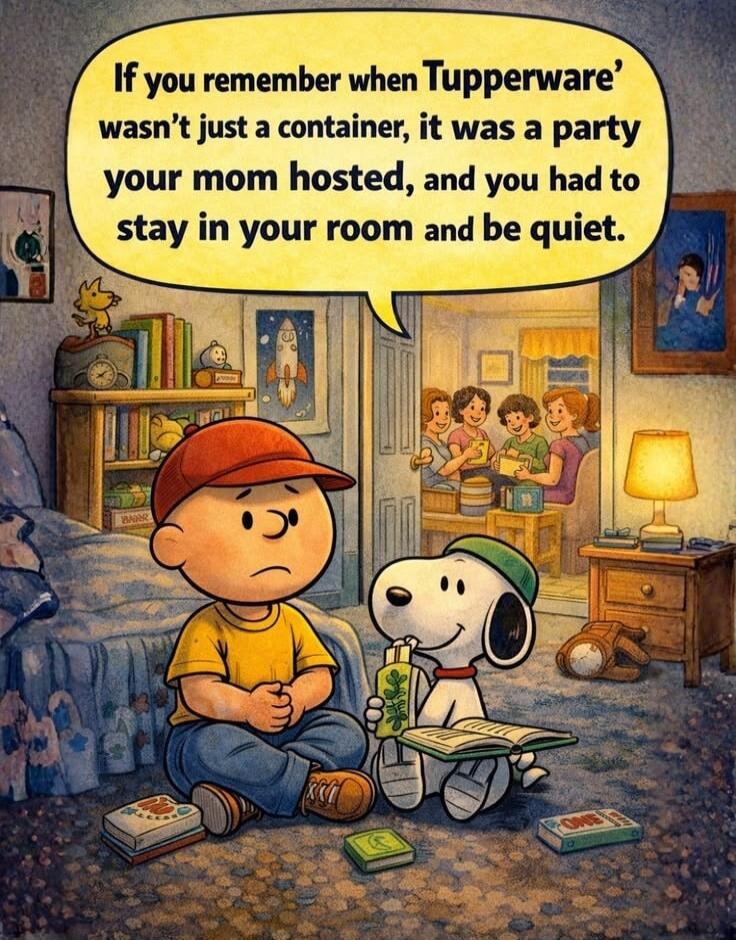 If you remember when Tupperware wasn’t just a container, it was a party your mom hosted, and you had to stay in your room and be quiet.