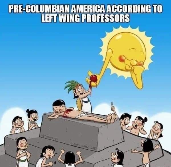 PRE COLUMBIAN AMERICAACGORDING TO LEFTWINGPROFESSORS