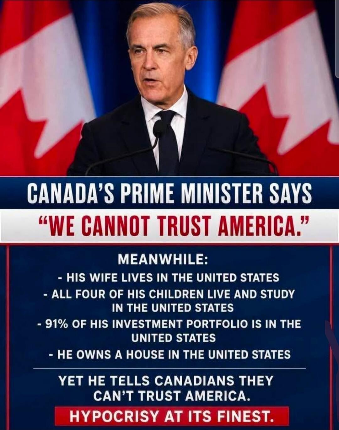 Canada's Prime Minister says 