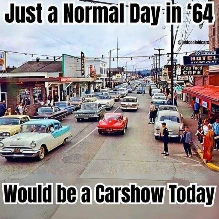 Just a Normal Day in '64
Would be a Carshow Today