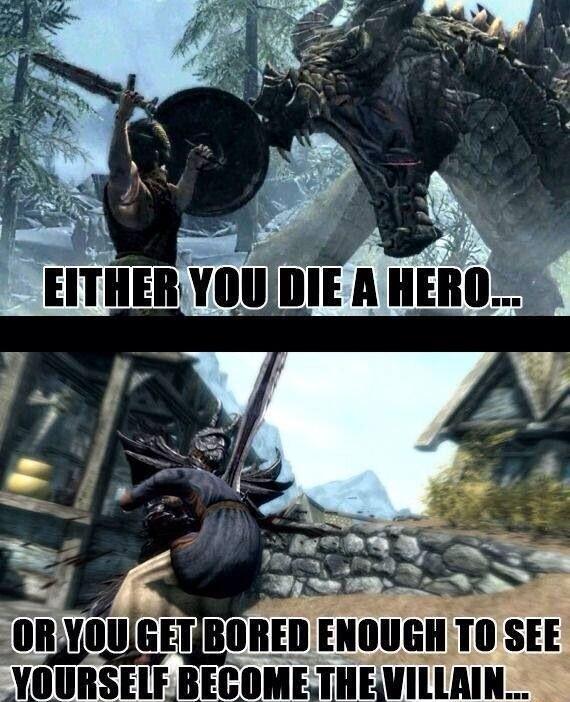 ORYOUGETBORED ENOUGH TO SEE YOURSELFBECOMETHEVILLAIN