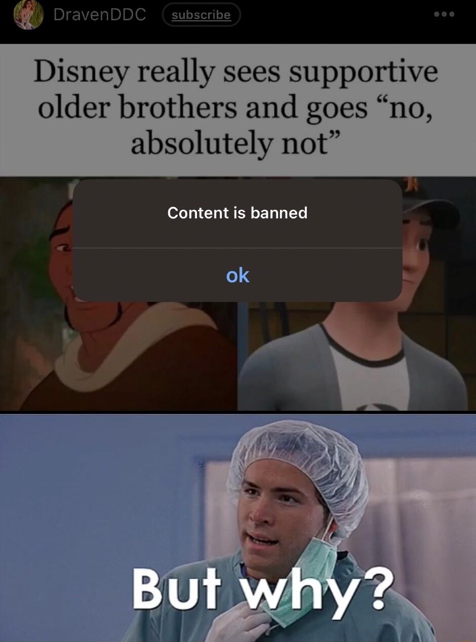 Disney really sees supportive older brothers and goes no absolutely not