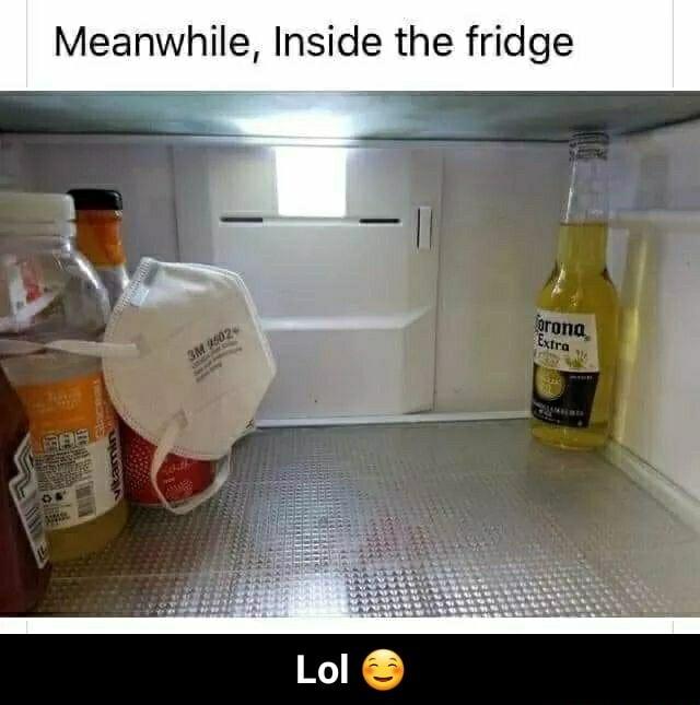 Meanwhile Inside the fridge