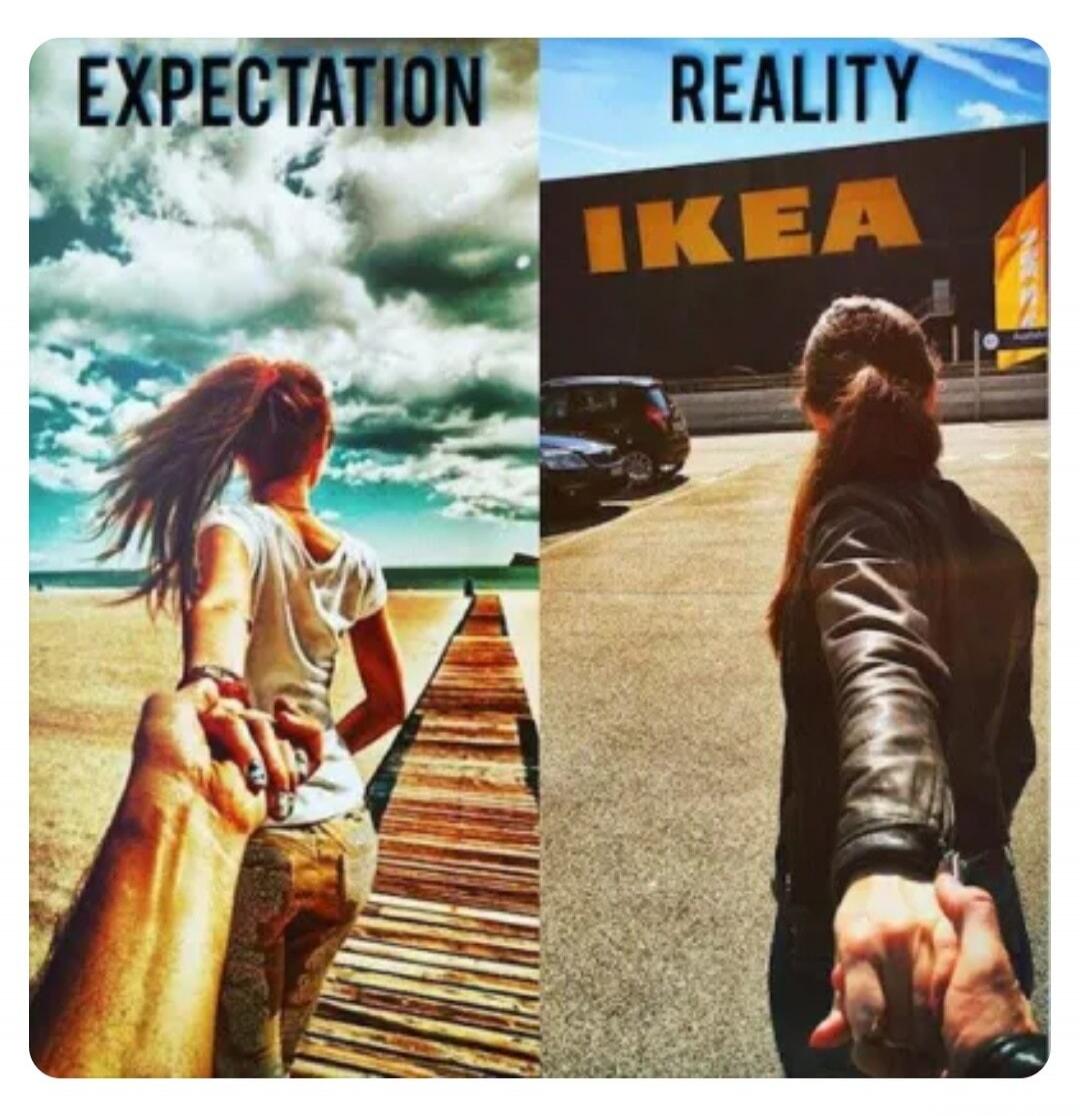 EXPECTATION REALITY IKEA