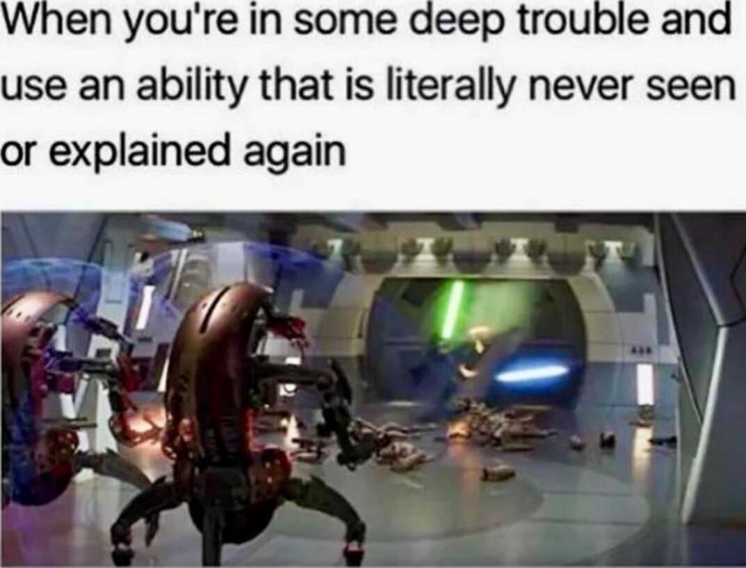 en youre in some deep trouble ana use an ability that is literally never seen or explained again
