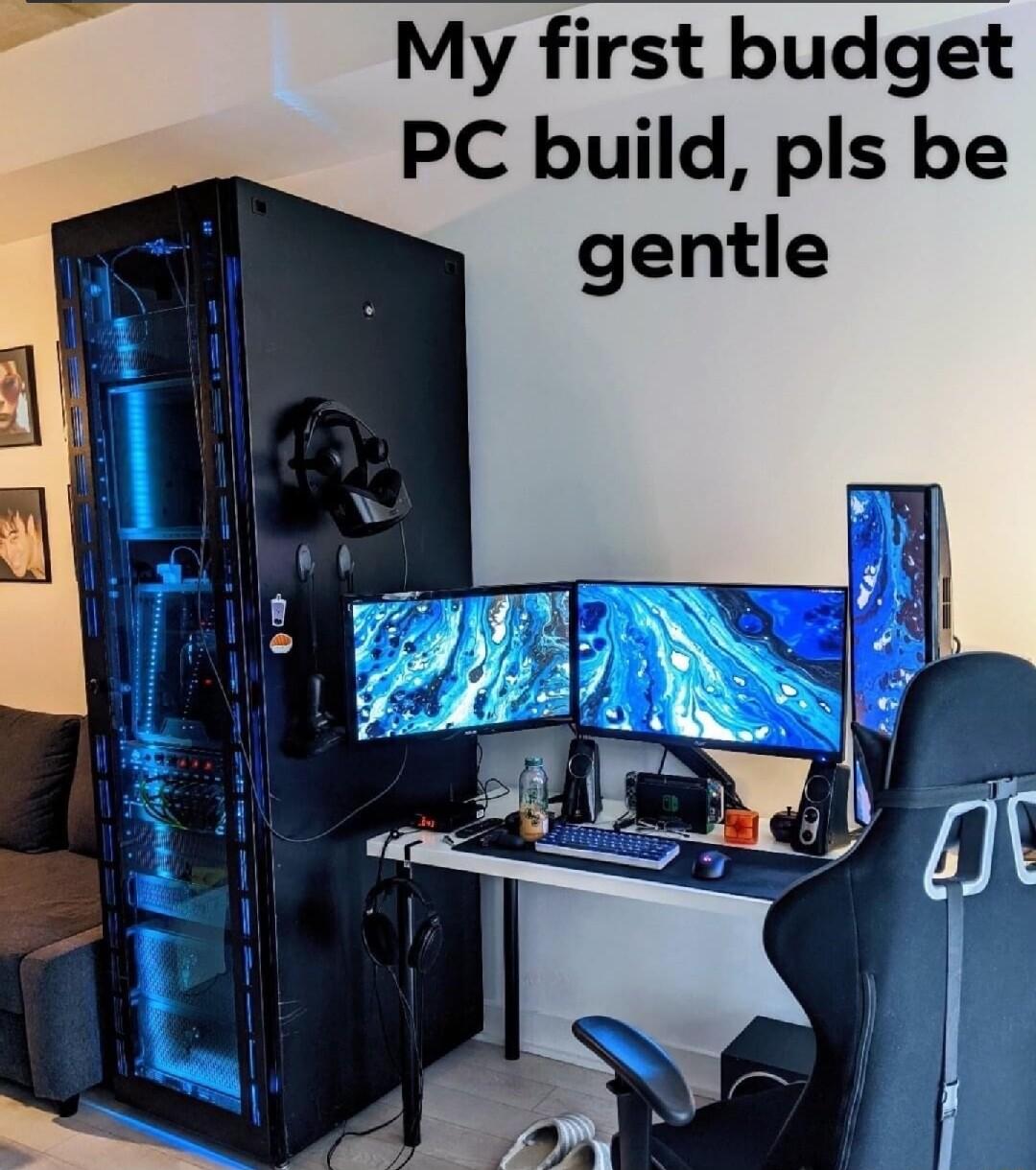 My first budget PC build pls be