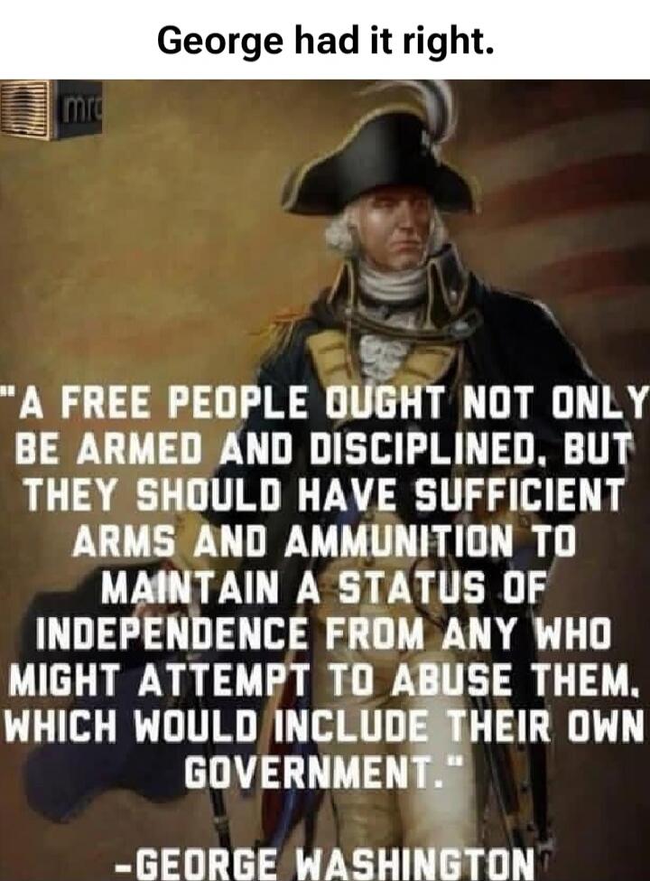 George had it right.
