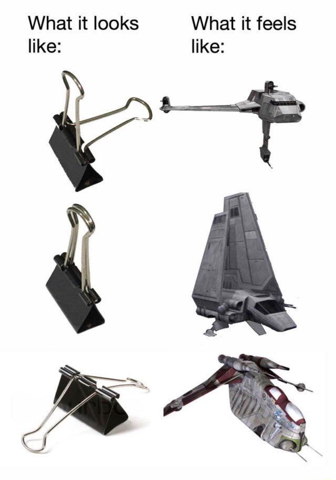 What it looks What it feels like like