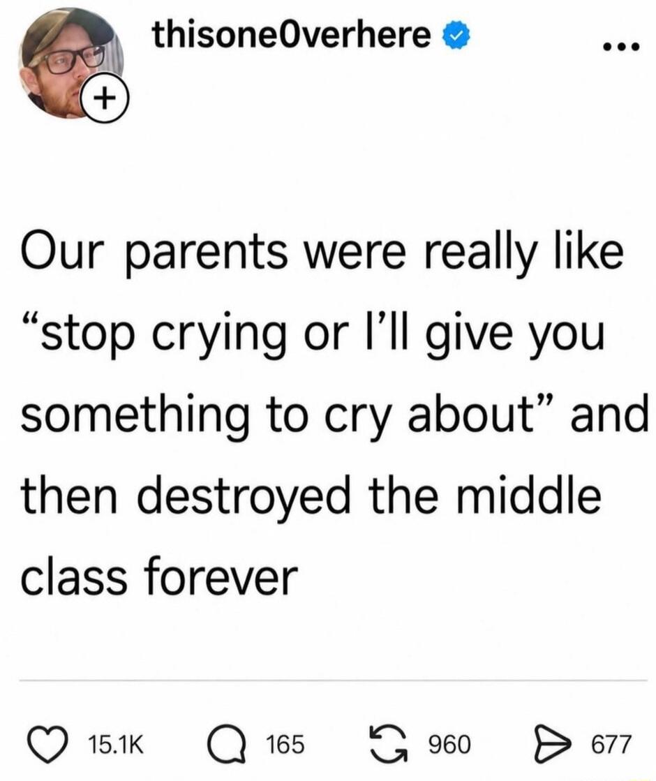 Our parents were really like 