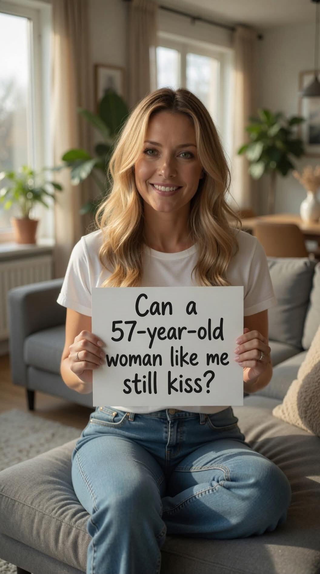 Can a 57-year-old woman like me still kiss?