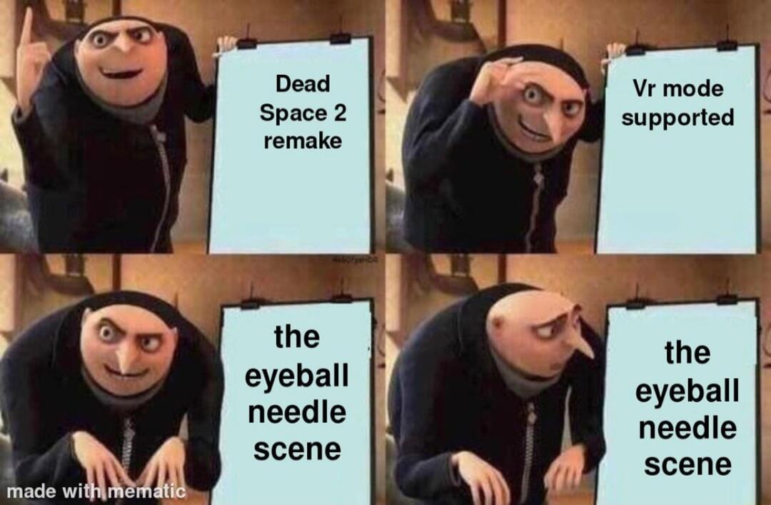 Vr mode supported the eyeball needle scene eyeball needle scene WA