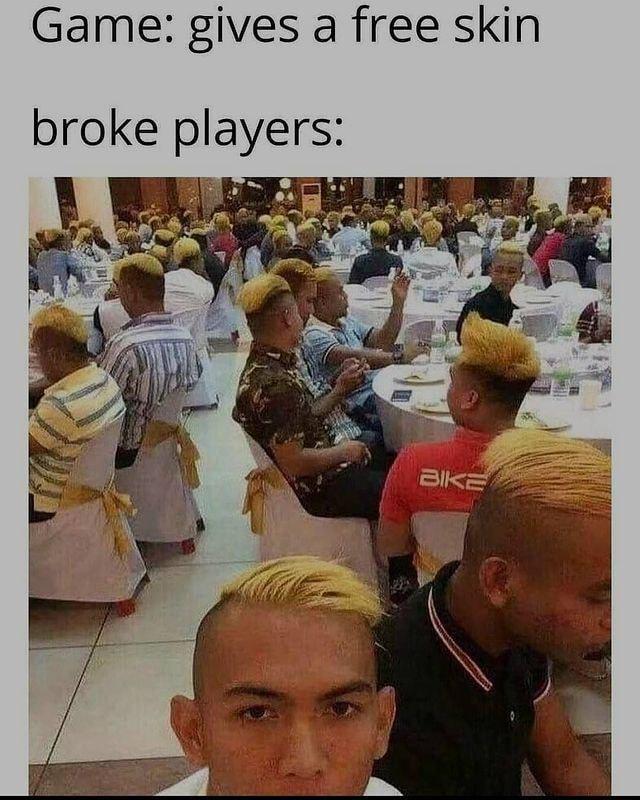 Game gives a free skin broke players