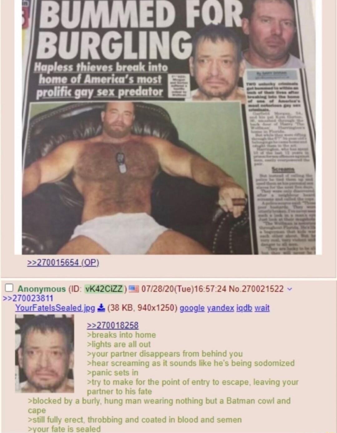 BUMMED BURGLING Hapless thieves break into home of Americas most prolfic gay sex predator F_ 25270015654 0F Anonymous 1D VKA2CZZ 5 0772 270023811 YourFatelsSealad jog ds 38 KB 940x1250 google yandex iadh wait g J ear aming nds o 20Tus165724 No