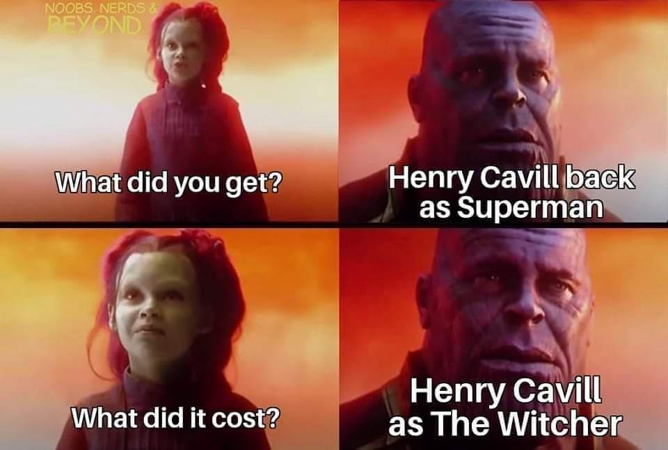 Henry Cavill paek as Superman Henry CaVI LGEIG IR asThe Wnche