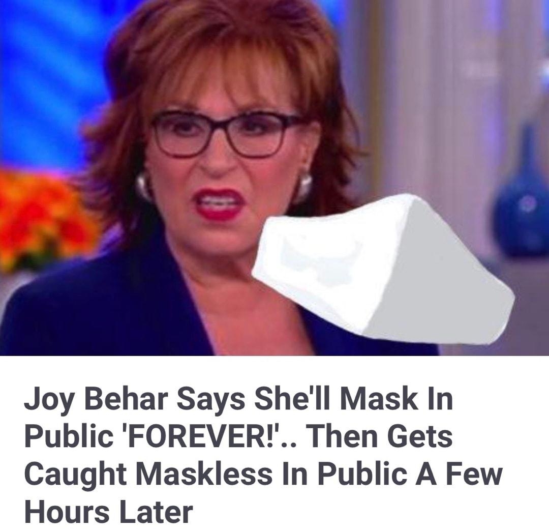 Joy Behar Says Shell Mask In Public FOREVER Then Gets Caught Maskless In Public A Few Hours Later en volvecom