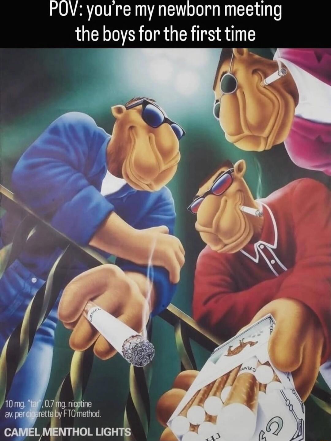 POV: you’re my newborn meeting the boys for the first time