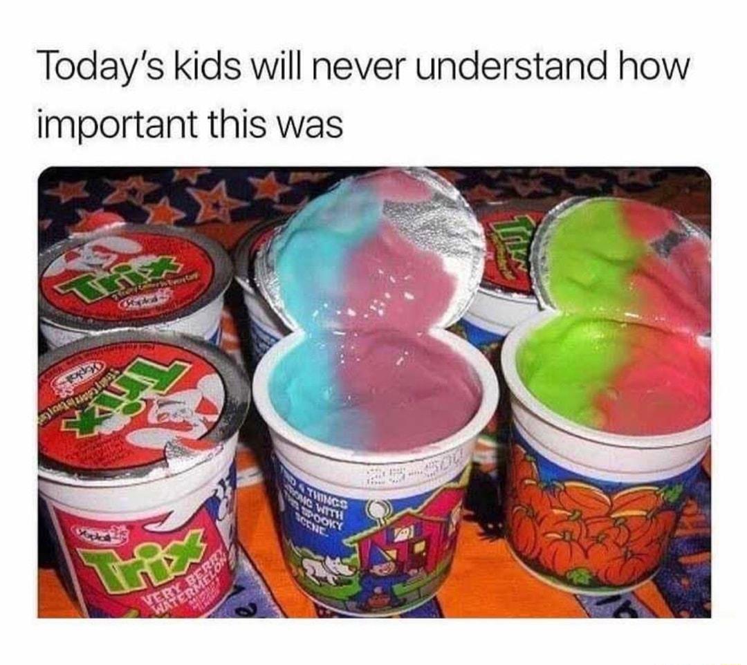 Todays kids will never understand how important this was